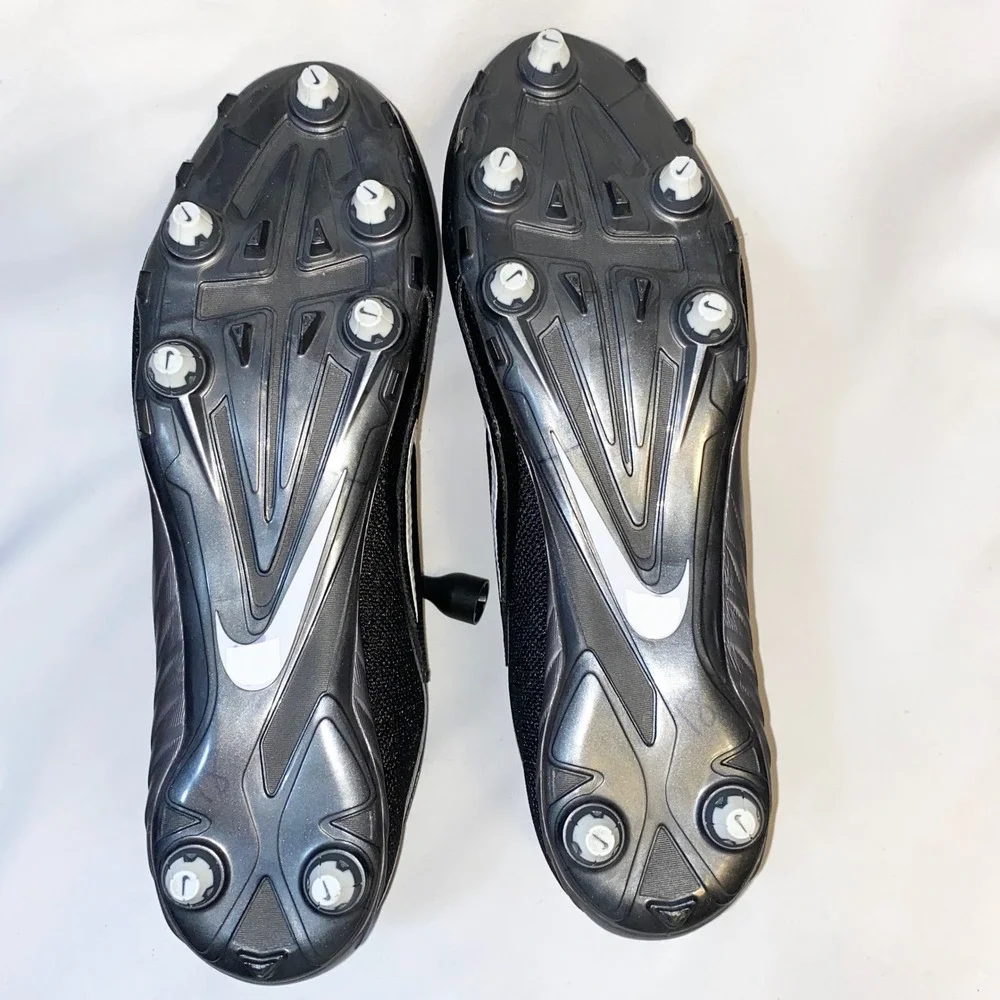 Nike Alpha Pro 2 Low TD Football Cleats Black White 719928-010‎ Mens Size 15